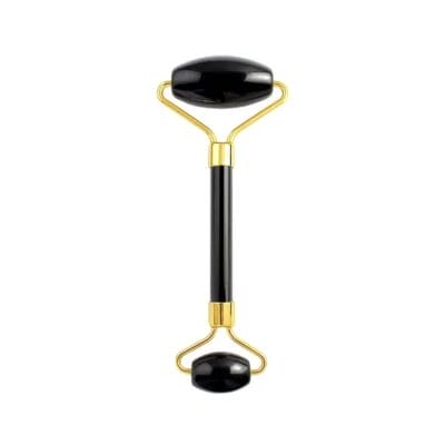 Obidian Jade Face Roller Straight Handle