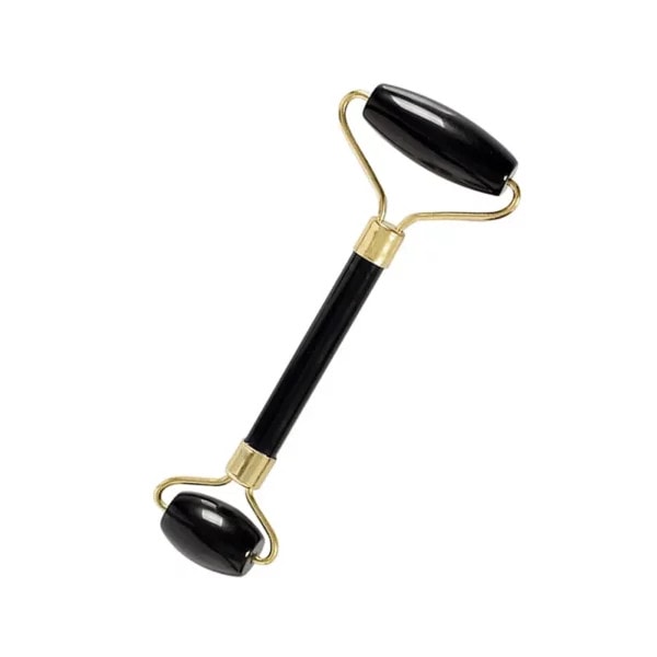 Obidian Jade Face Roller Straight Handle