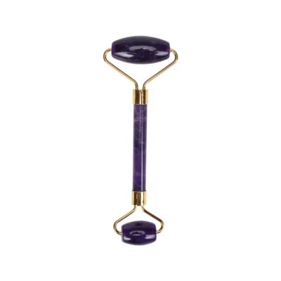 Amethyst Jade Face Roller Straight Handle (1) Amethyst Jade Face Roller Straight Handle