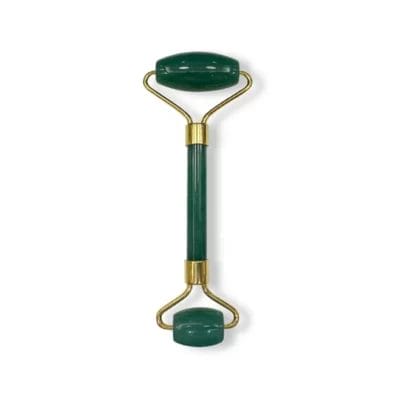 Aventurine Jade Face Roller Straight Handle
