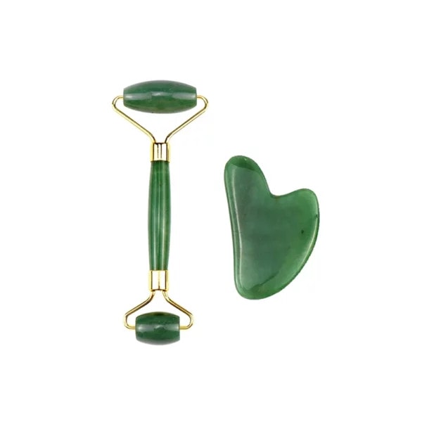 Aventurine Jade gua sha massage set Aventurine Jade gua sha massage set
