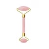 Rose Quartz Face Roller Straight Handle