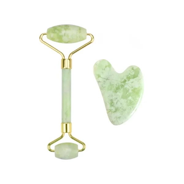 xiuyan jade roller gua sha set