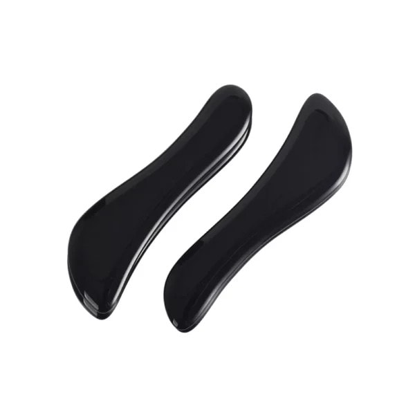 Obsidian gua sha sculptor S shape
