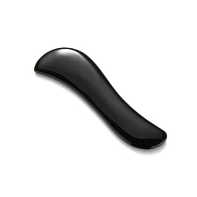 Obsidian gua sha sculptor S shape (4) Obsidian gua sha sculptor S shape