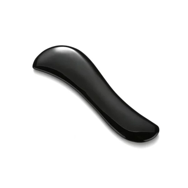 Obsidian gua sha sculptor S shape
