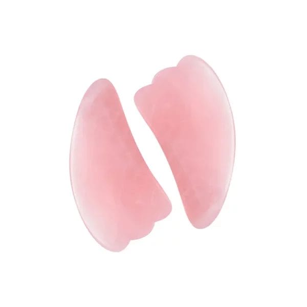 Rose Quartz Gua Sha Tool Horn Shape - CY20KB02