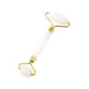 white jade roller curved handle
