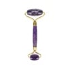 Amethyst Jade Facial Roller Curved Handle (1) Amethyst Jade Facial Roller Curved Handle