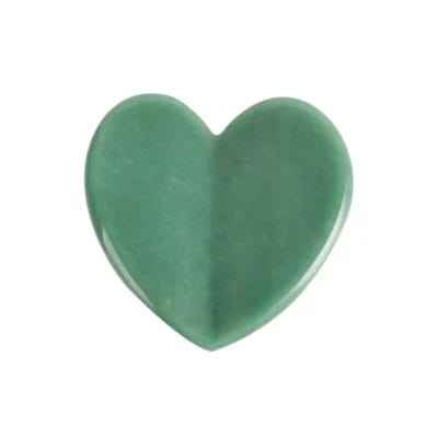 Aventurine gua sha tool heart shape