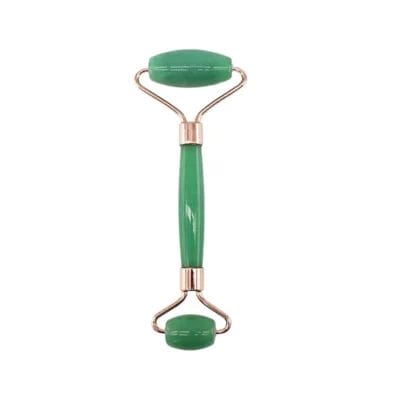 Aventurine Jade Facial Roller Curved Handle - CL20RB03