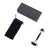 Obsidian Jade Facial Roller Curved Handle - CL20RB05