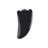 Obsidian gua sha tool horn shape