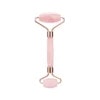 Rose Quartz Facial Roller Curved Handle