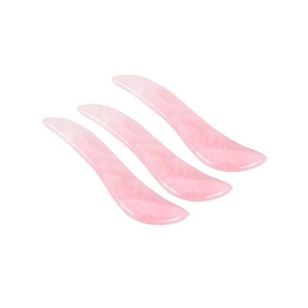 Rose Quartz Gua Sha Kit S Shape
