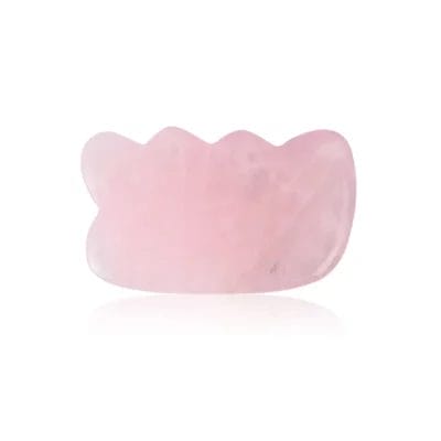 Rose Quartz Gua Sha Tool Comb Shape Head Massage