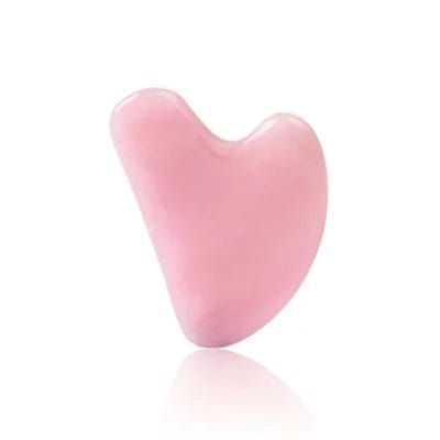 Rose Quartz Gua Sha Tool Heart Shape