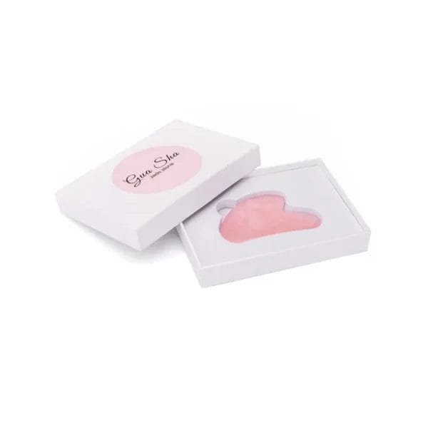 Rose Quartz Gua Sha Tool Heart Shape