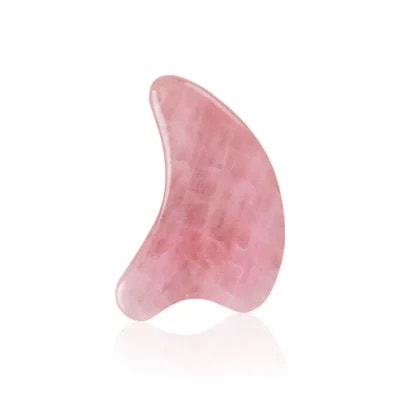 Rose Quartz Gua Sha Sculptor (2) Rose Quartz Gua Sha Sculptor