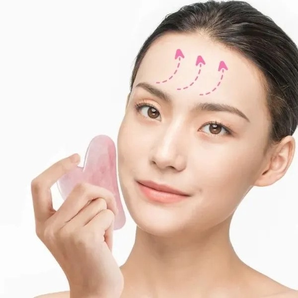 forehead gua sha