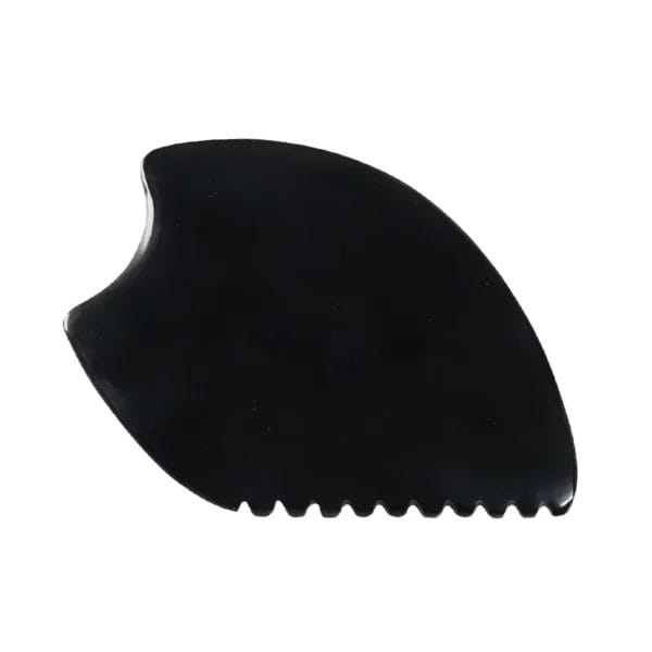Black Bian Stone Teeth Gua Sha Tool - CY20KT08