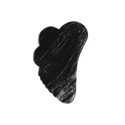 Black Network Stone Gua Sha Wing Shape (1) Black Network Stone Gua Sha