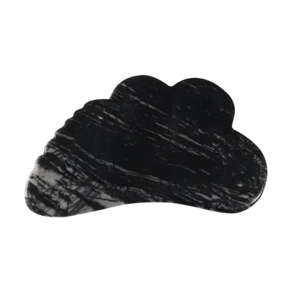 Black Network Stone Gua Sha Wing Shape (2) Black Network Stone Gua Sha