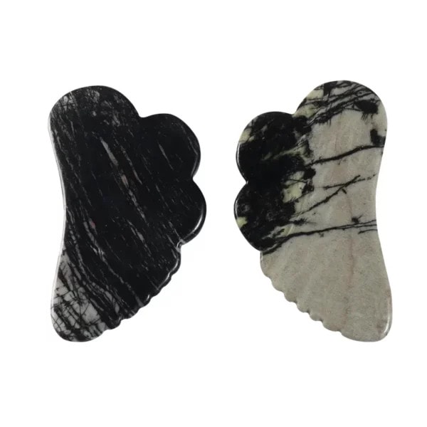 Black Network Stone Gua Sha Wing Shape (4) Black Network Stone Gua Sha Wing Shape - CY20KW12