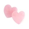 Rose Quartz Heart Gua Sha (2) Rose Quartz Heart Gua Sha