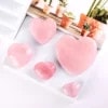 Rose Quartz Heart Gua Sha (3) Rose Quartz Heart Gua Sha