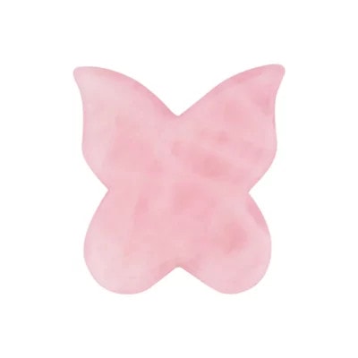 Rose Quartz butterfly gua sha Rose Quartz butterfly gua sha