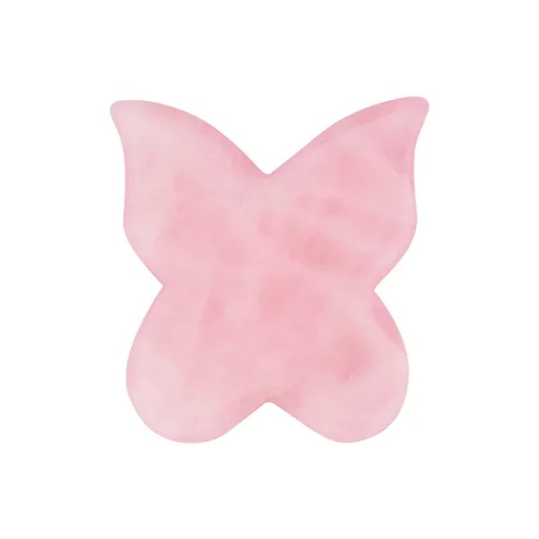Rose Quartz butterfly gua sha Rose Quartz butterfly gua sha