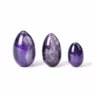 Amethyst Yoni Egg (2) Amethyst Yoni Egg