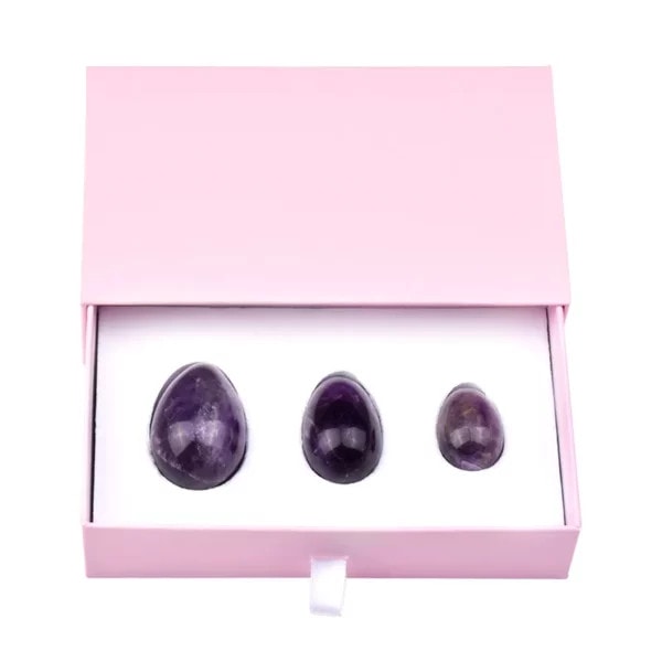 Amethyst Yoni Egg (4) Amethyst Yoni Egg - CH21YE04