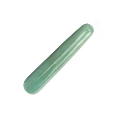 Aventurine Jade Yoni Wand (1) Aventurine Jade Yoni Wand