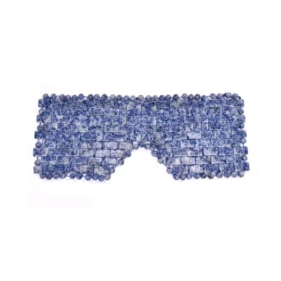 Blue Sodalite Jade Eye Mask