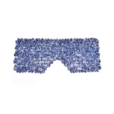 Blue Sodalite Jade Eye Mask