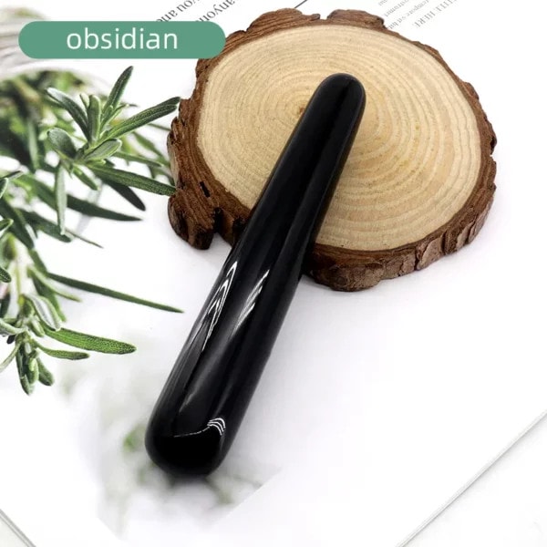 Obsidian Yoni Wands (2) Obsidian Yoni Wand - CH21WA05