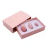 Rose Quartz Crystal Yoni Egg (3) Rose Quartz Crystal Yoni Egg