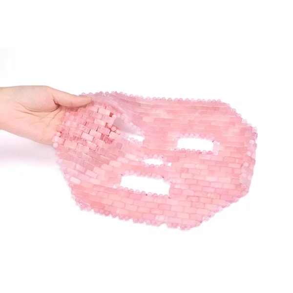 Rose Quartz Jade Facial Mask (2) Rose Quartz Jade Facial Mask
