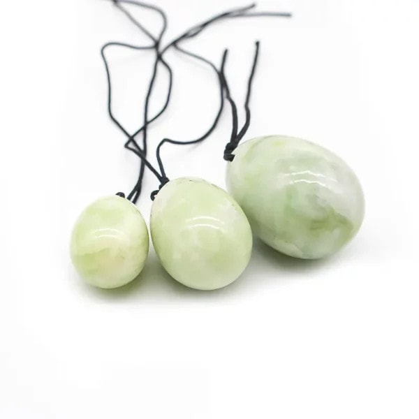 Xiuyan Jade Yoni Egg (2) Xiuyan Jade Yoni Egg
